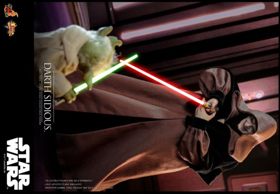レア デッドストック新品DARTH SIDIOUS ジェダィ STAR WARS Star Wars Revenge of the Sith Darth Sidious 16 Collectible