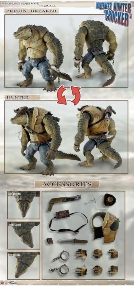 [In stock] Maestro Union MU-001 FuRay Planet Wilderness Hunter Crocker Figure