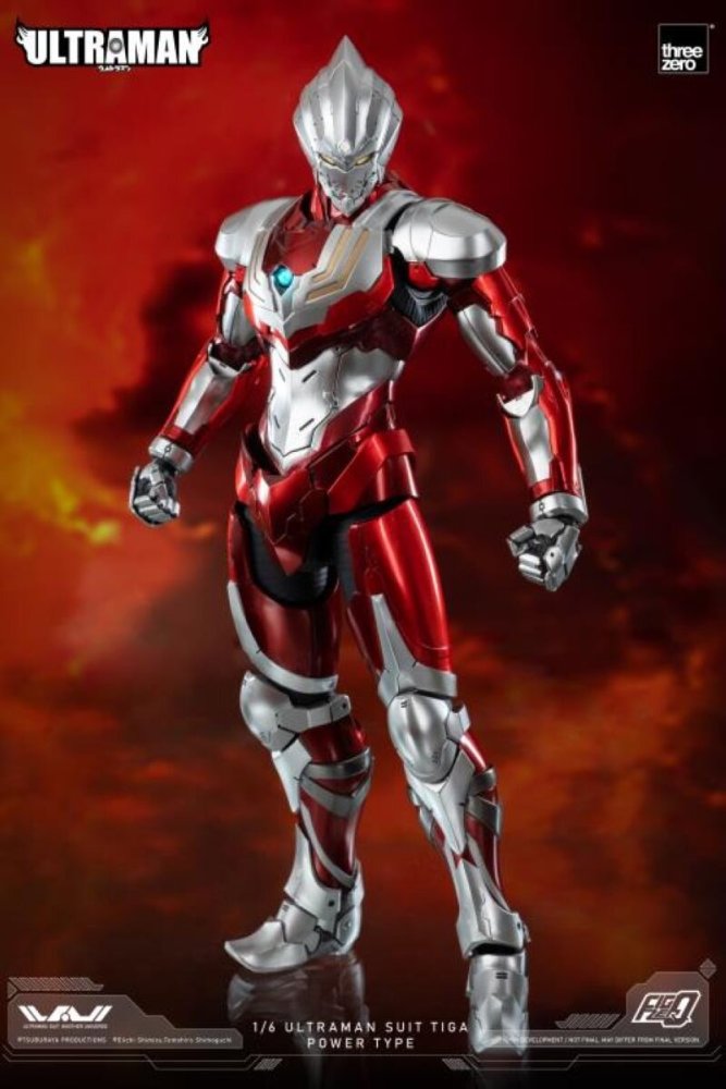 [In stock] Threezero Ultraman Suit Another Universe FigZero Ultraman Suit Tiga Power Type Scale Figure
