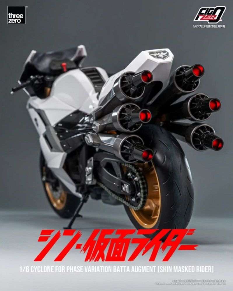 [Pre-sale] Threezero 3Z06790W0 FigZero SHIN MASKED RIDER Cyclone for Phase Variation Batta Augment