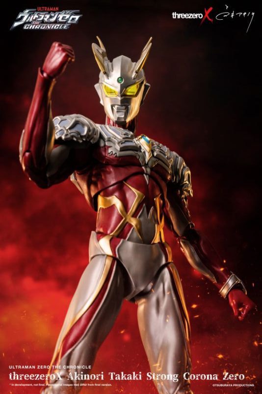 [In stock] Threezero Ultraman Zero THE CHRONICLE threezeroX Akinori Takaki Strong Corona Zero