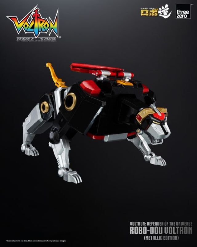 [In stock] Threezero 3Z05290W0 Voltron: Defender of the Universe ROBO-DOU Voltron (Metallic Edition)