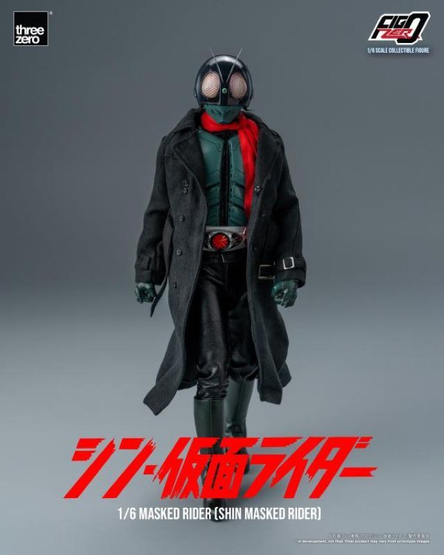 [In stock] Threezero 3Z04870W0 Shin Kamen Rider FigZero Kamen Rider Figure