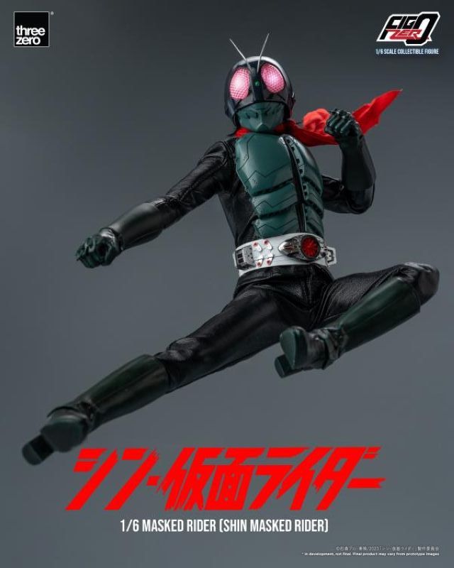[In stock] Threezero 3Z04870W0 Shin Kamen Rider FigZero Kamen Rider Figure