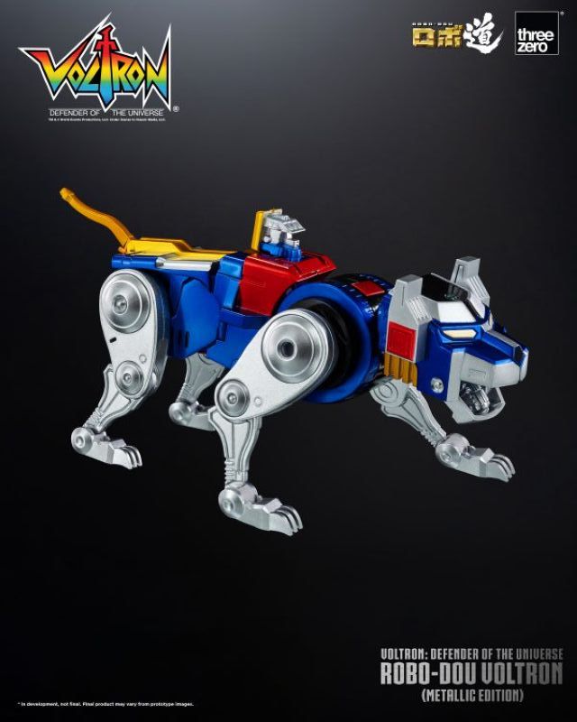 [In stock] Threezero 3Z05290W0 Voltron: Defender of the Universe ROBO-DOU Voltron (Metallic Edition)