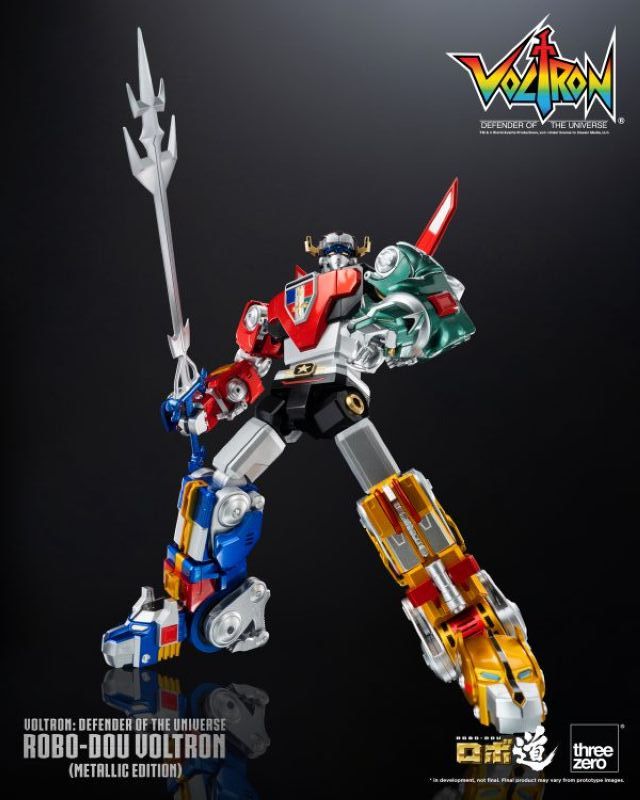 [In stock] Threezero 3Z05290W0 Voltron: Defender of the Universe ROBO-DOU Voltron (Metallic Edition)