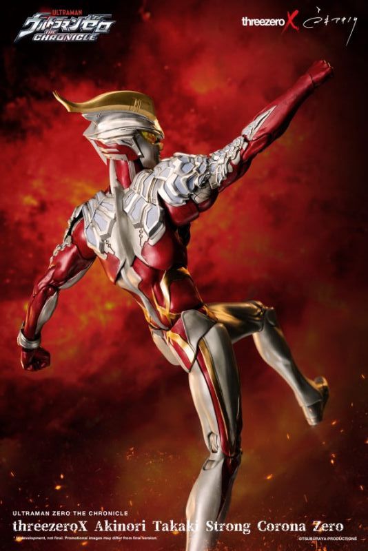 [In stock] Threezero Ultraman Zero THE CHRONICLE threezeroX Akinori Takaki Strong Corona Zero