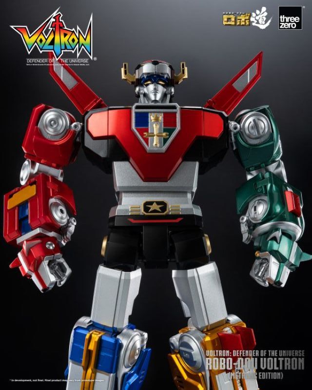 [In stock] Threezero 3Z05290W0 Voltron: Defender of the Universe ROBO-DOU Voltron (Metallic Edition)