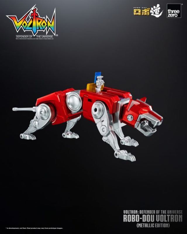 [In stock] Threezero 3Z05290W0 Voltron: Defender of the Universe ROBO-DOU Voltron (Metallic Edition)