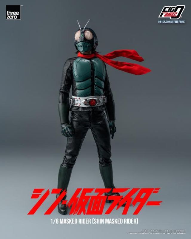 [In stock] Threezero 3Z04870W0 Shin Kamen Rider FigZero Kamen Rider Figure