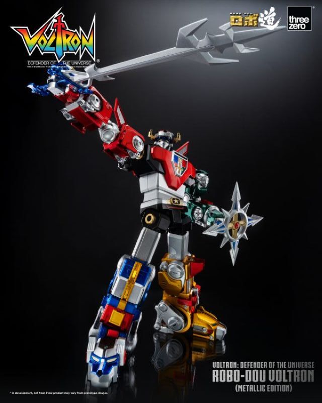 [In stock] Threezero 3Z05290W0 Voltron: Defender of the Universe ROBO-DOU Voltron (Metallic Edition)