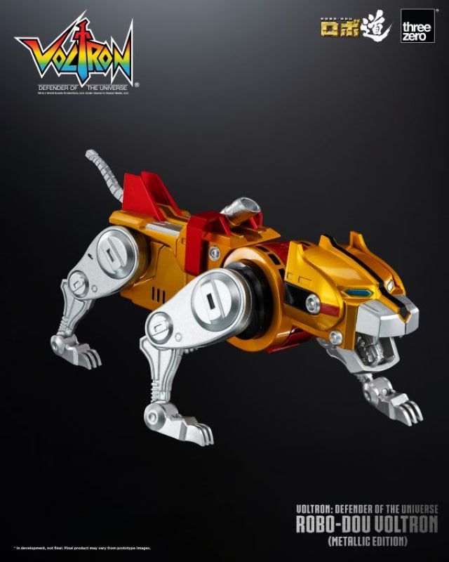 [In stock] Threezero 3Z05290W0 Voltron: Defender of the Universe ROBO-DOU Voltron (Metallic Edition)