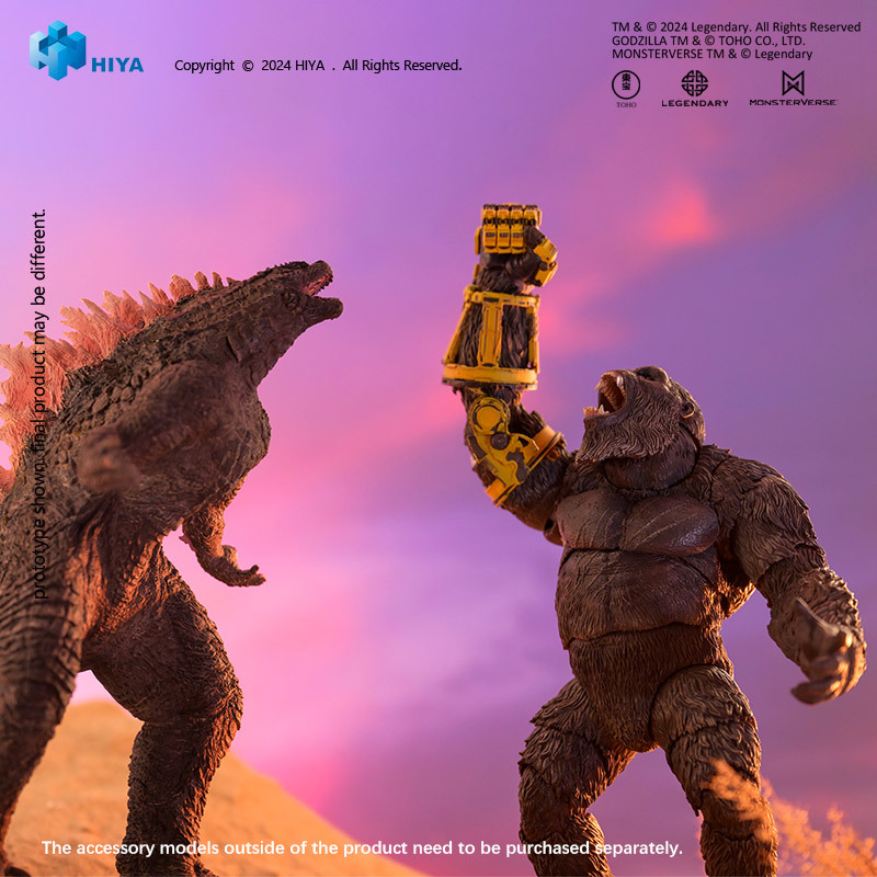 [Pre-sale] HIYA Exquisite Basic Series Godzilla x Kong The New Empire Kong B.E.A.S.T. Glove Ver. Action Figure
