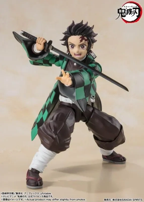 [In stock] Bandai Demon Slayer: Kimetsu no Yaiba S.H.Figuarts Tanjiro Kamado Action Figure