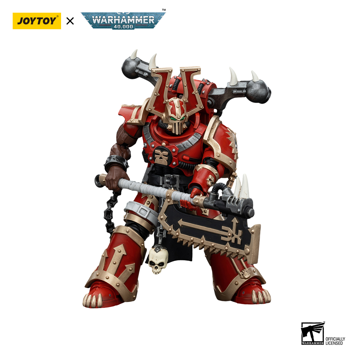 JOYTOY Warhammer 40K World Eaters Khorne Berzerker with