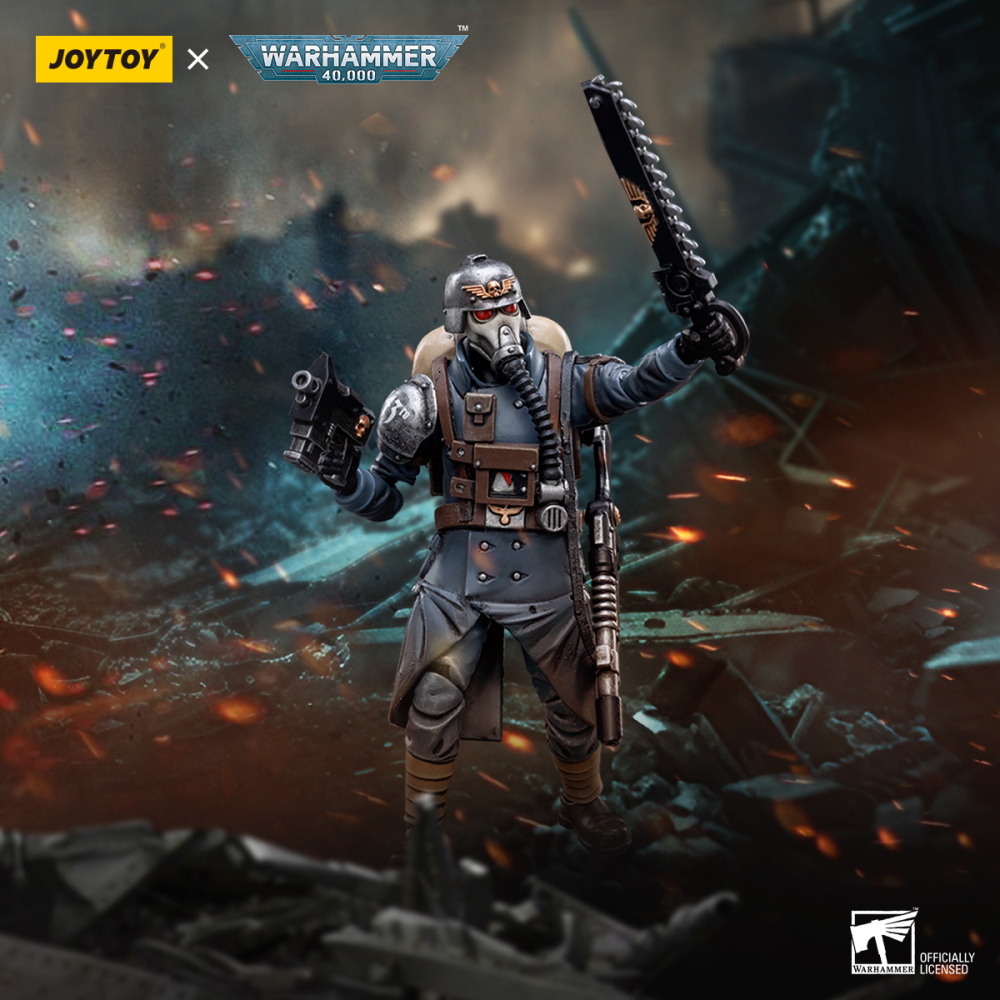 [Pre-sale] JOYTOY Warhammer 40K Astra Militarum Death Korps of Krieg Veteran Squad Sergeant