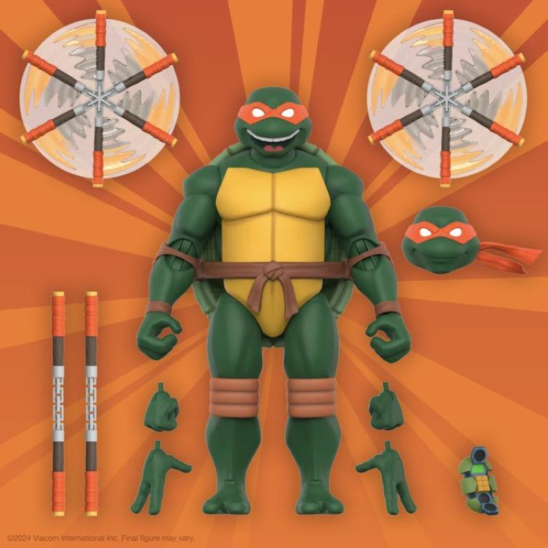 [Pre-sale] Super 7 Teenage Mutant Ninja Turtles ULTIMATES Michelangelo (2003 Animated Series)