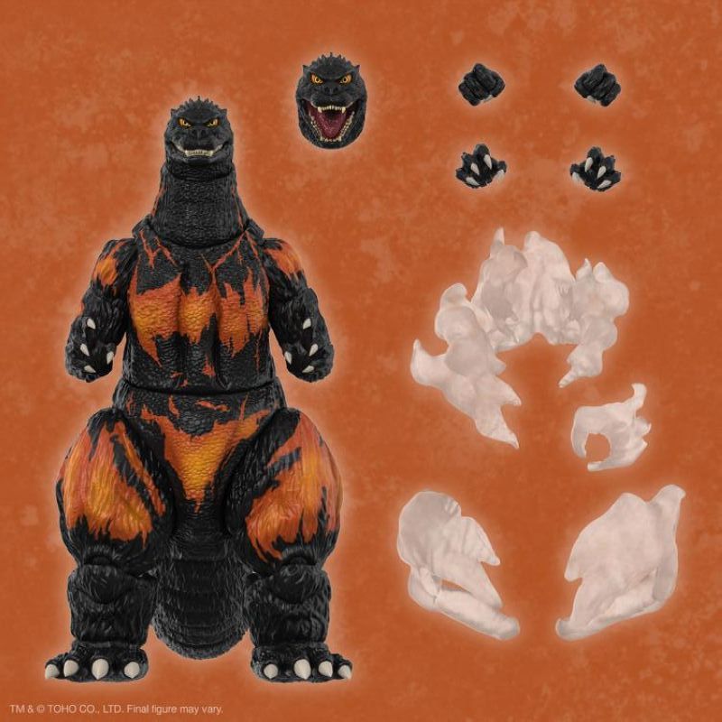 [In stock] Super 7 Godzilla vs. Destoroyah ULTIMATES Burning Godzilla 1995