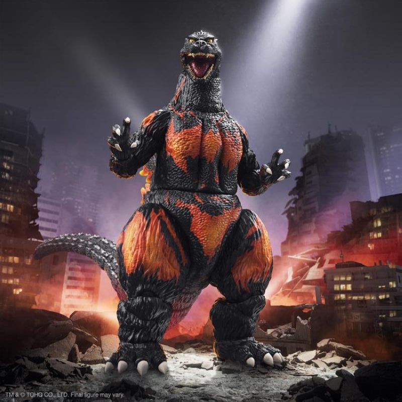 [In stock] Super 7 Godzilla vs. Destoroyah ULTIMATES Burning Godzilla 1995