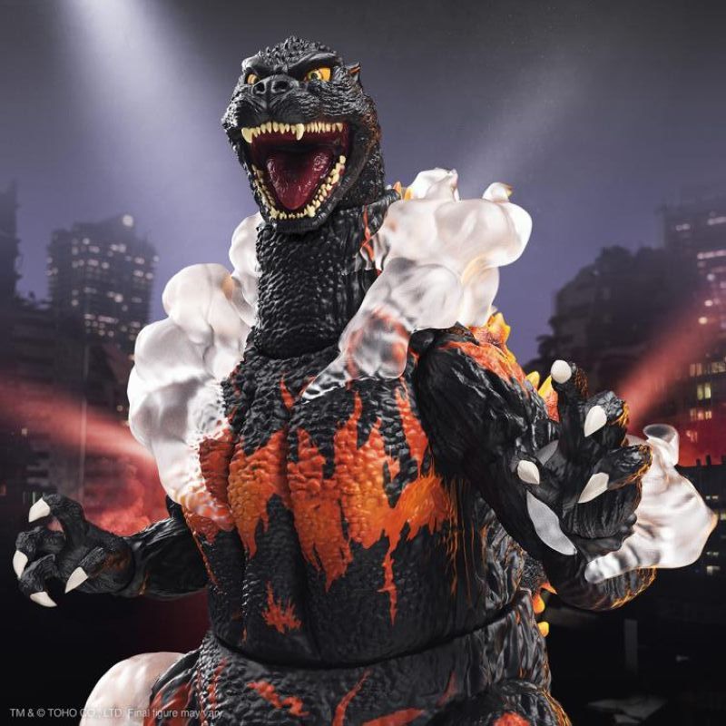 [In stock] Super 7 Godzilla vs. Destoroyah ULTIMATES Burning Godzilla 1995