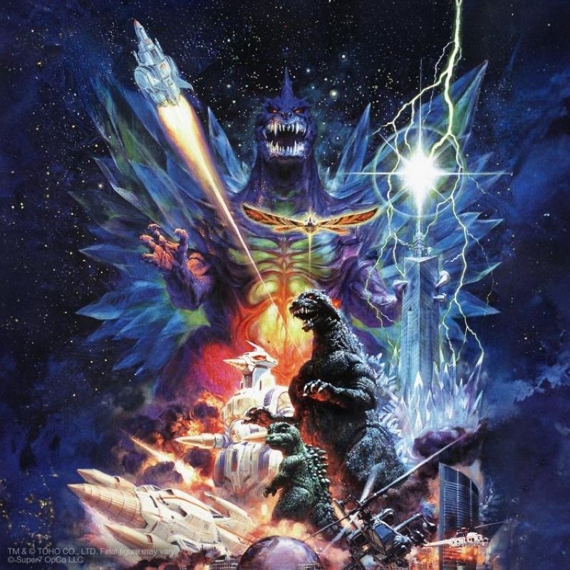 [In stock] Super 7 Toho ULTIMATES SpaceGodzilla (Movie Poster) Action Figure