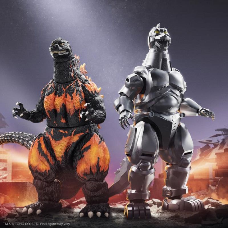 [In stock] Super 7 Godzilla vs. Destoroyah ULTIMATES Burning Godzilla 1995