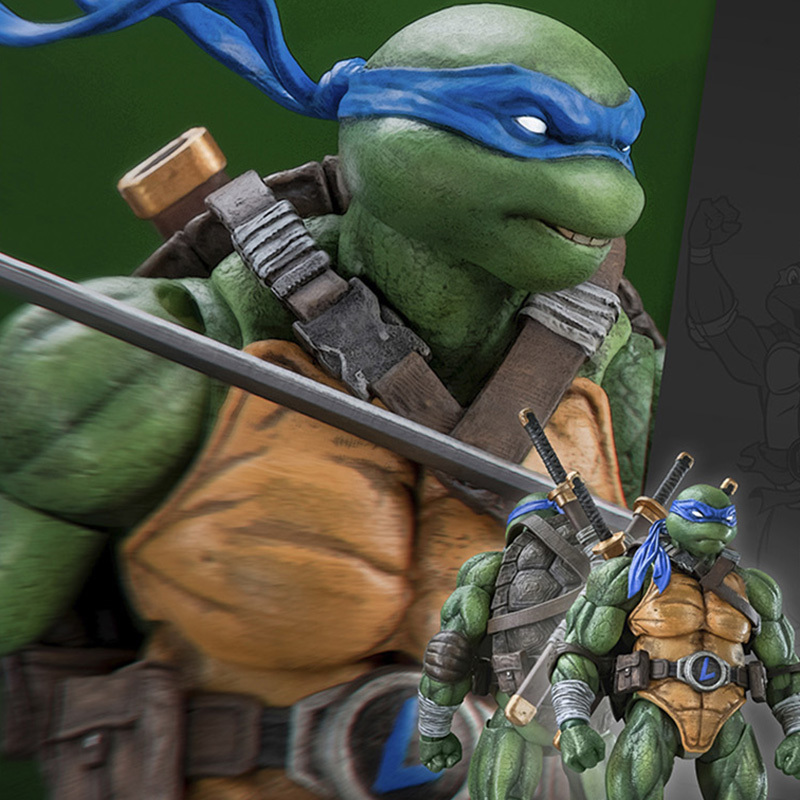 LINGJIHUN TMNT Ninja Turtles Series Leonardo Action Figure