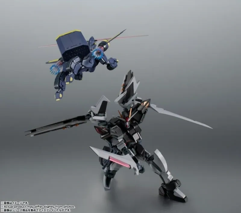 [In stock] Bandai Mobile Suit Gundam SEED C.E. 73: Stargazer Robot Spirits GAT-X105E+AQM/E-X09S Strike Noir Gundam (Ver. A.N.I.M.E.)