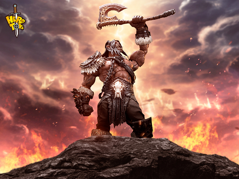 [Pre-sale] Hero Toys Tribal War Song Great Chieftain, Orc Warrior Action Figure.
