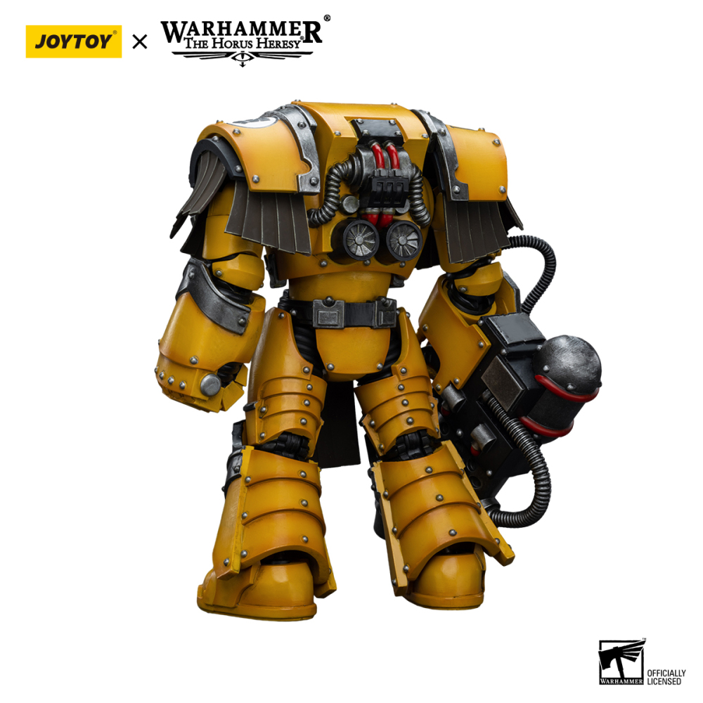 [Pre-sale] JOYTOY Warhammer "The Horus Heresy" Imperial Fists Legion Cataphractii Terminator Squad Legion Cataphractii with Heavy Flamer US Warehouse