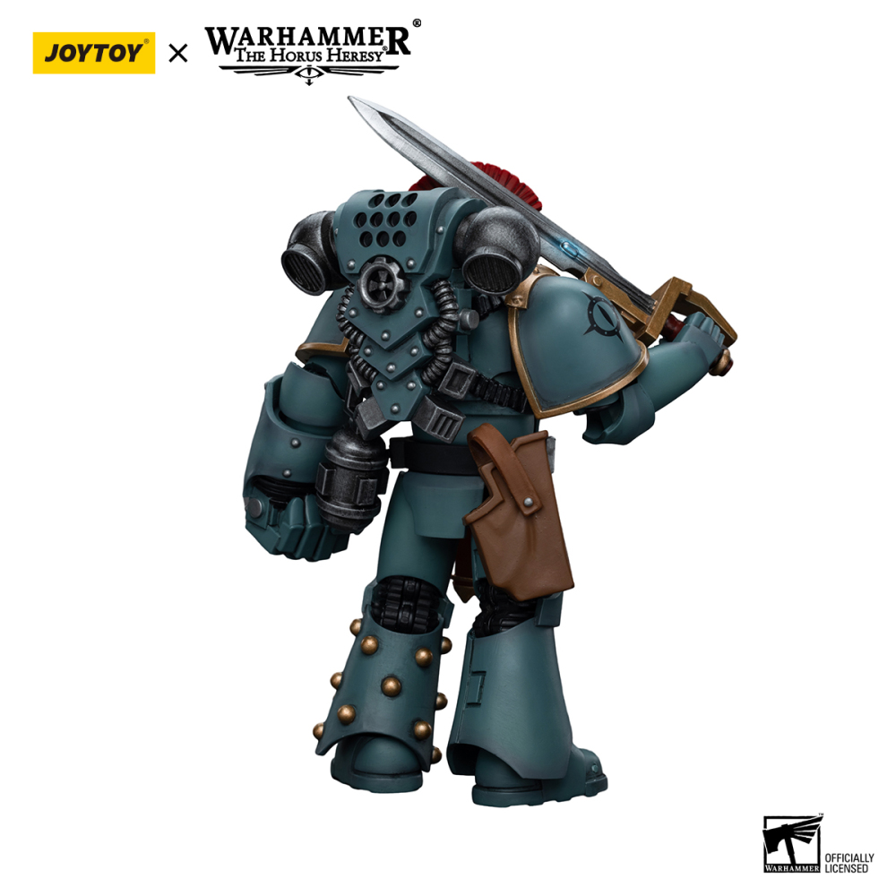 [Pre-sale] JOYTOY Warhammer "The Horus Heresy" Sons of Horus MKIV Tactical Squad Sergeant with Power Fist US Warehouse