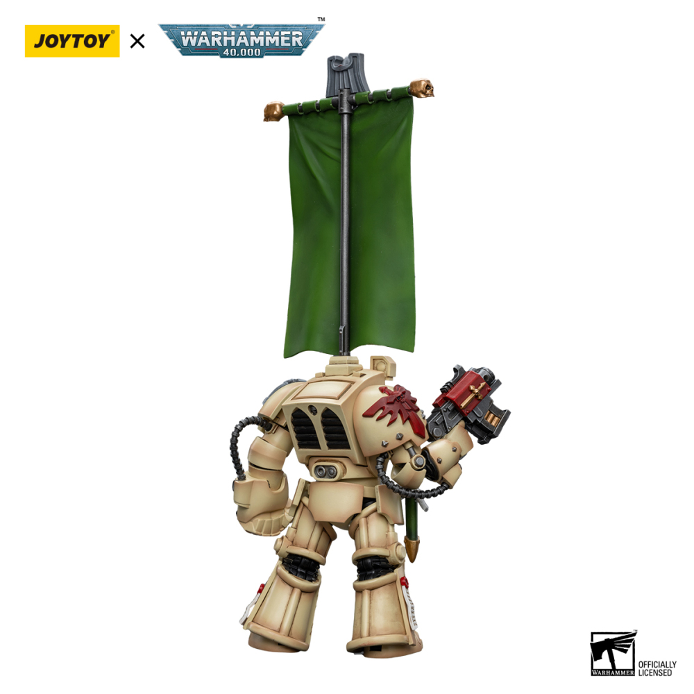 [Pre-sale]  JOYTOY Warhammer 40K Dark Angels Deathwing Ancient with Company Banner US Warehouse
