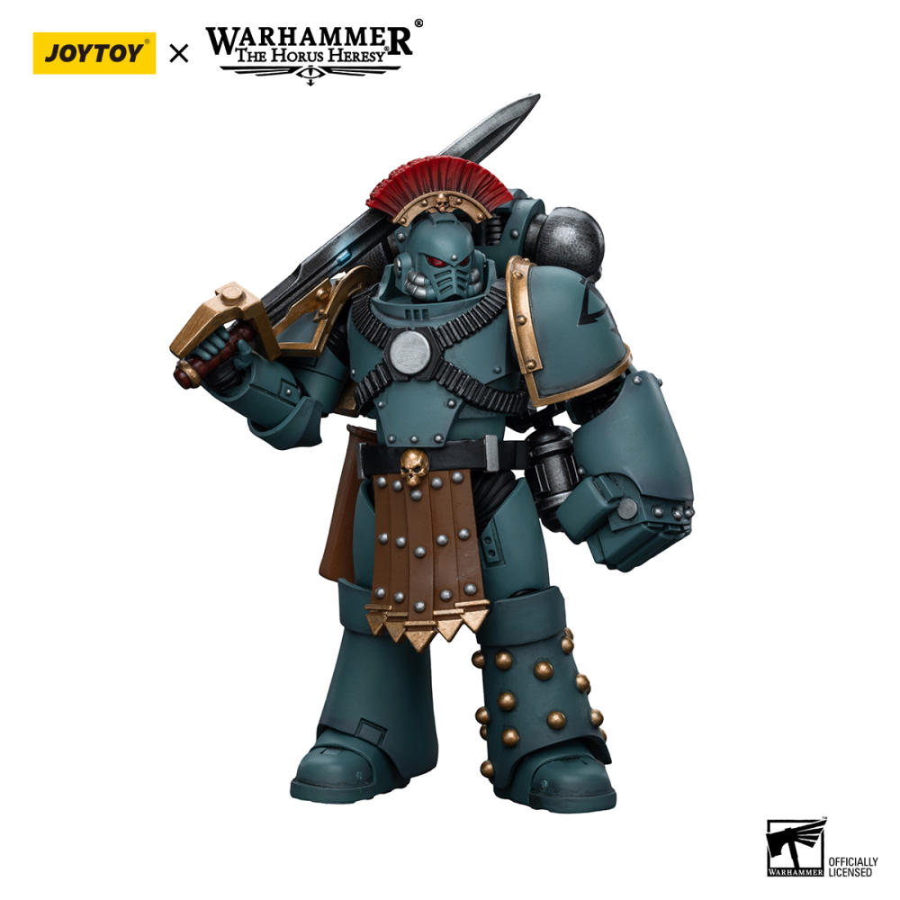 [Pre-sale] JOYTOY Warhammer "The Horus Heresy" Sons of Horus MKIV Tactical Squad Sergeant with Power Fist US Warehouse