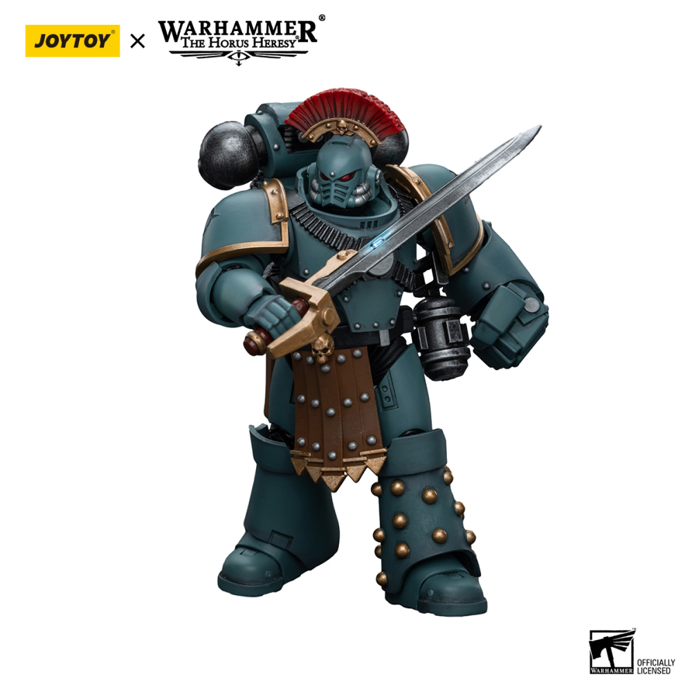 [Pre-sale] JOYTOY Warhammer "The Horus Heresy" Sons of Horus MKIV Tactical Squad Sergeant with Power Fist US Warehouse