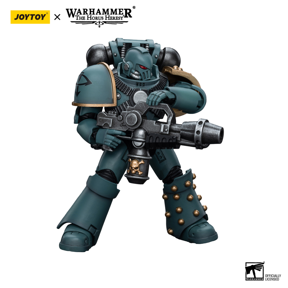 [Pre-sale] JOYTOY Warhammer "The Horus Heresy" Sons of Horus MKIV Tactical Squad Legionary with Flamer US Warehouse