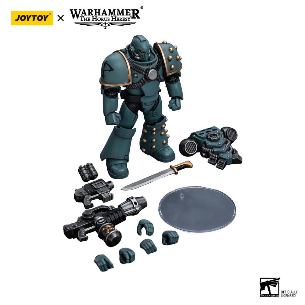 [Pre-sale] JOYTOY Warhammer "The Horus Heresy" Sons of Horus MKIV Tactical Squad Legionary with Flamer US Warehouse