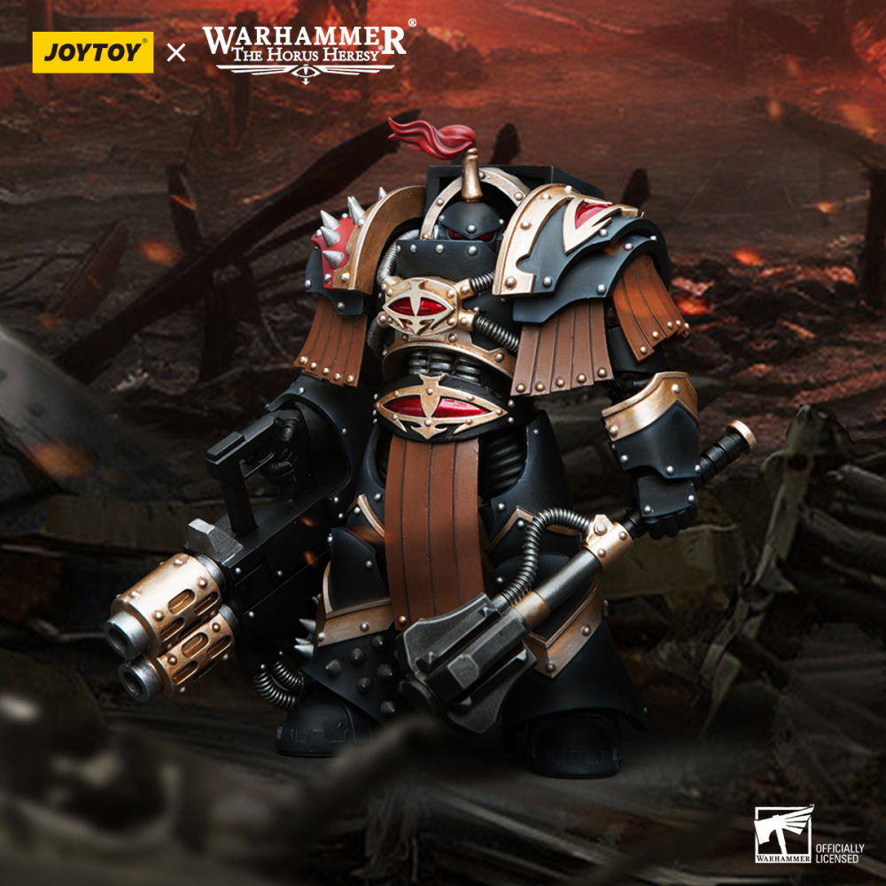 [Pre-sale] JOYTOY Warhammer The Horus Heresy Sons of Horus Justaerin Terminator Squad Justaerin with Multi-melta and Power MauL US Warehouse