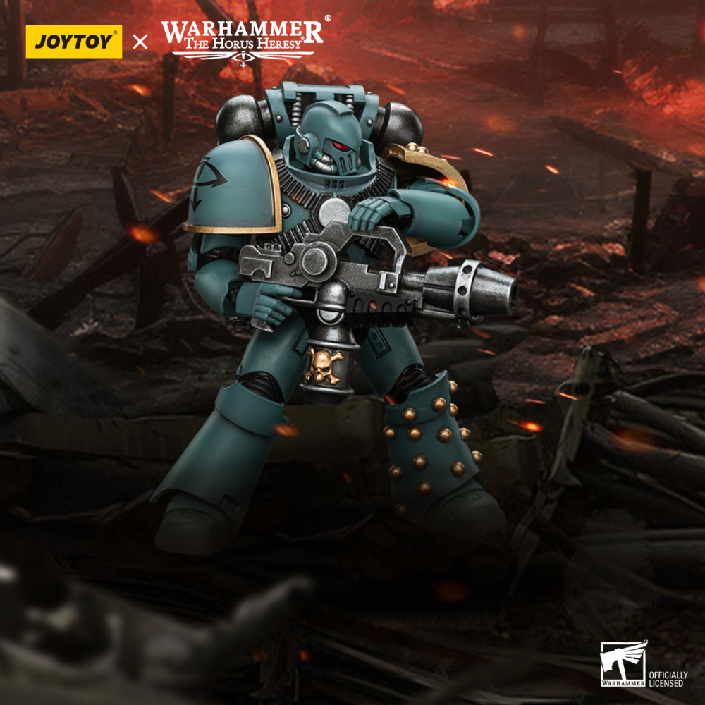 [Pre-sale] JOYTOY Warhammer "The Horus Heresy" Sons of Horus MKIV Tactical Squad Legionary with Flamer US Warehouse