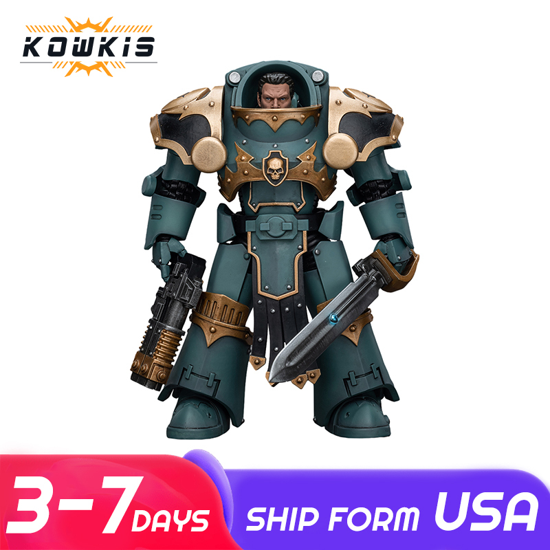 [Pre-sale] JOYTOY Warhammer The Horus Heresy Sons Of Horus Tartaros Terminator Squad Sergeant With Volkite Charger And Power Sword US Warehouse
