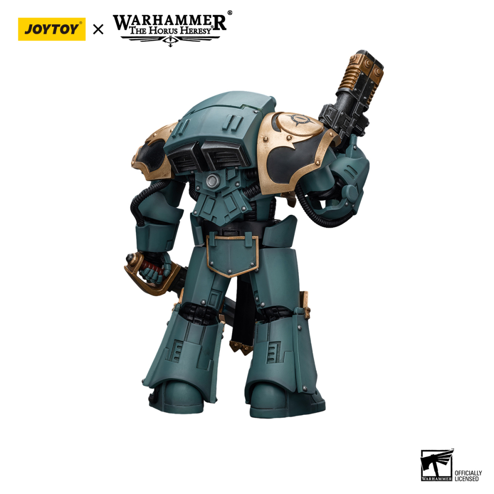 [Pre-sale] JOYTOY Warhammer The Horus Heresy Sons Of Horus Tartaros Terminator Squad Sergeant With Volkite Charger And Power Sword US Warehouse