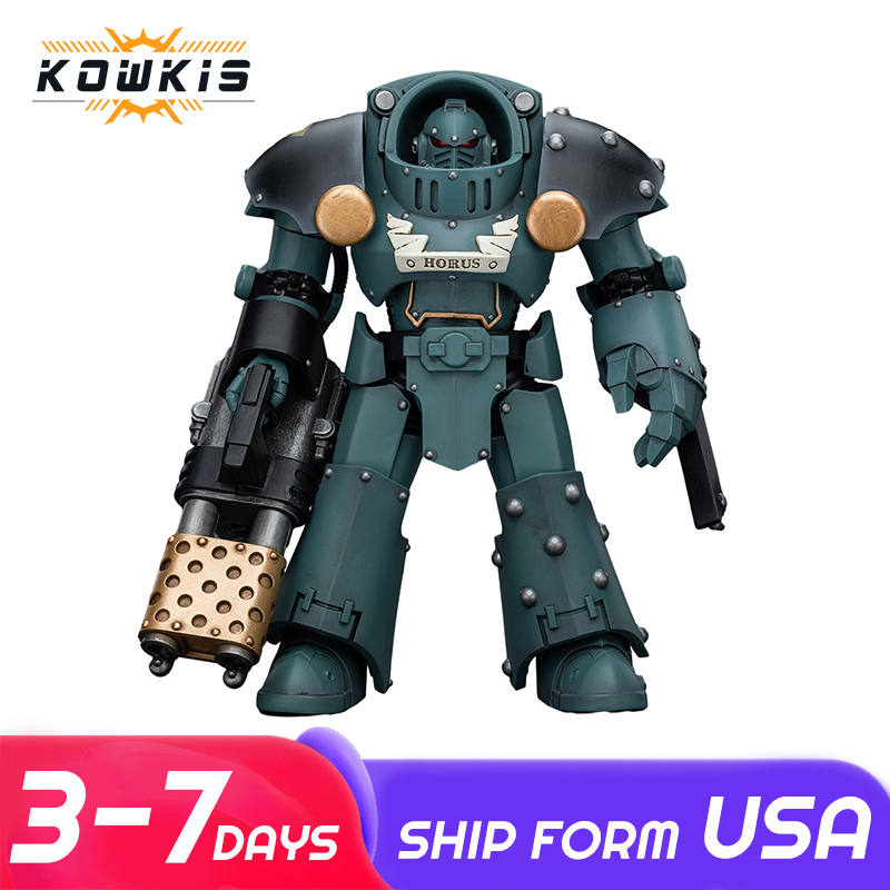 [Pre-sale] JOYTOY Warhammer The Horus Heresy Sons Of Horus Tartaros Terminator Squad Terminator With Heavy Flamer And Chainfist US Warehouse