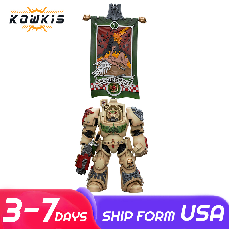 [Pre-sale]  JOYTOY Warhammer 40K Dark Angels Deathwing Ancient with Company Banner US Warehouse