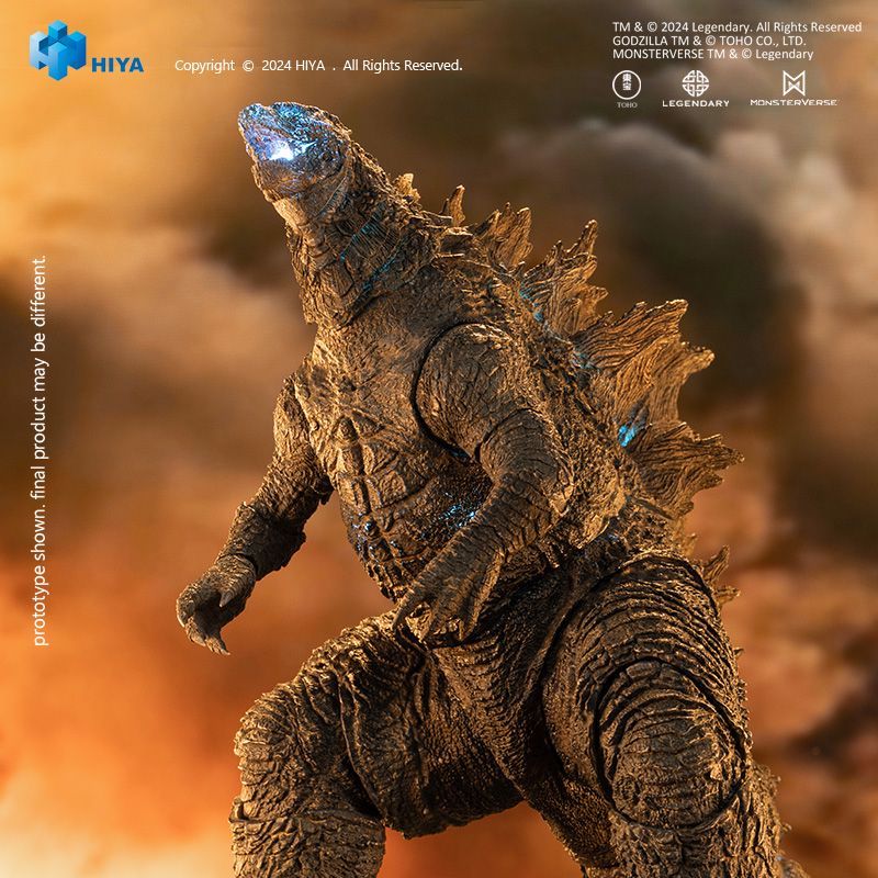 [Pre-sale] HIYA Exquisite Basic+ Series Godzilla vs. Kong Heat Ray Godzilla Action Figure US Warehouse