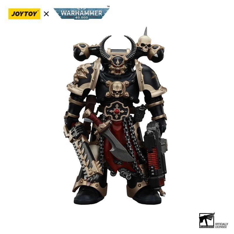 [Pre-sale] JOYTOY Warhammer 40K Chaos Space Marines Black Legion Chosen with Combi-melta and chainsword