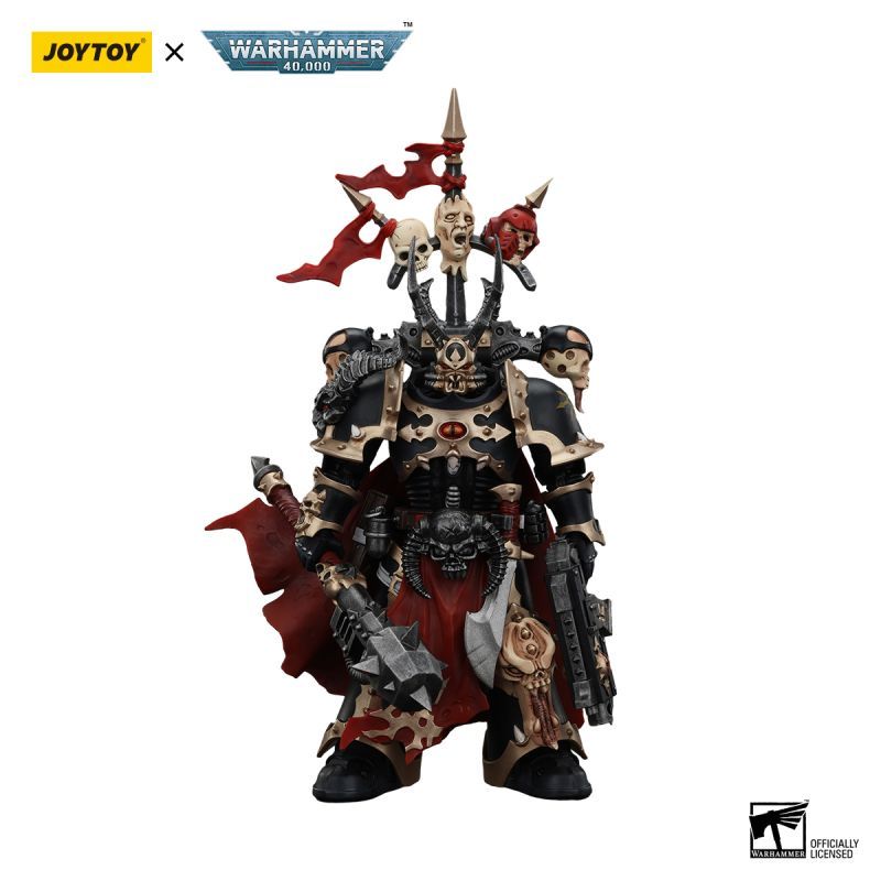 [Pre-sale] JOYTOY Warhammer 40K Chaos Space Marines Black Legion Chosen Champion with bolter and power maul