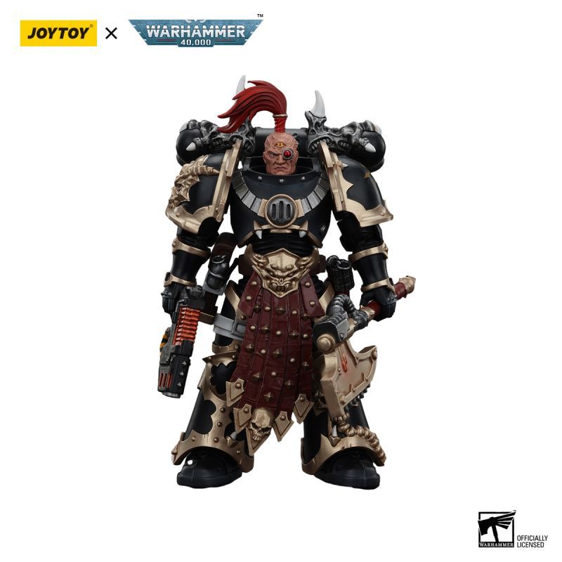 [Pre-sale] JOYTOY Warhammer 40K Chaos Space Marines Black Legion Chosen with Plasma Pistol and Power Axe