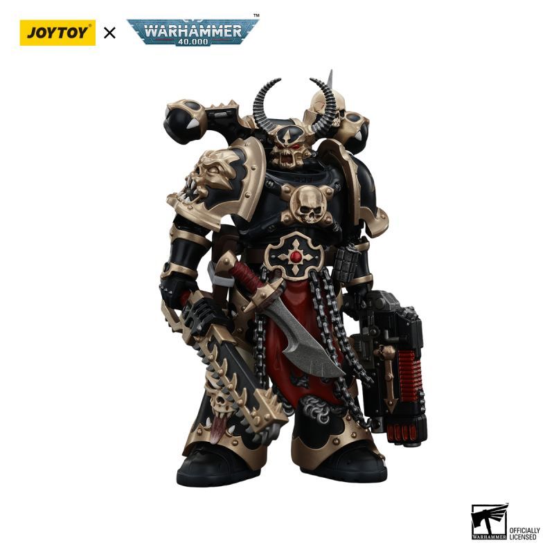 [Pre-sale] JOYTOY Warhammer 40K Chaos Space Marines Black Legion Chosen with Combi-melta and chainsword