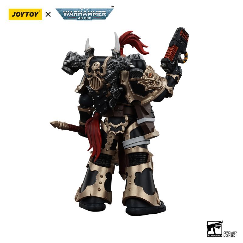 [Pre-sale] JOYTOY Warhammer 40K Chaos Space Marines Black Legion Chosen with Plasma Pistol and Power Axe