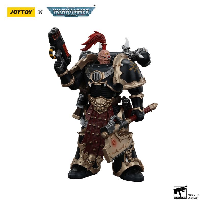 [Pre-sale] JOYTOY Warhammer 40K Chaos Space Marines Black Legion Chosen with Plasma Pistol and Power Axe