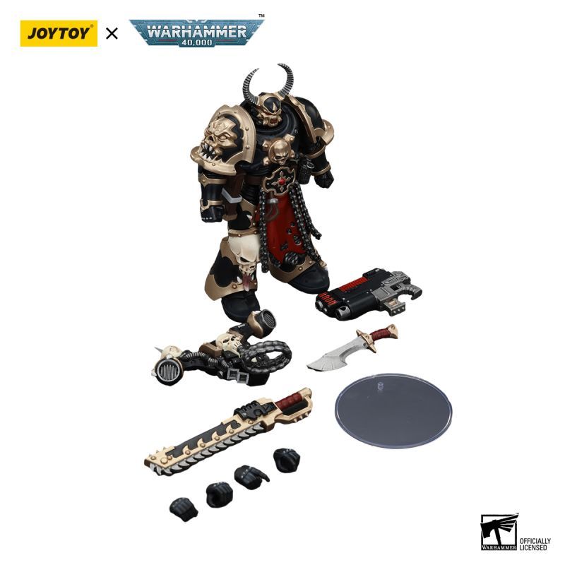 [Pre-sale] JOYTOY Warhammer 40K Chaos Space Marines Black Legion Chosen with Combi-melta and chainsword